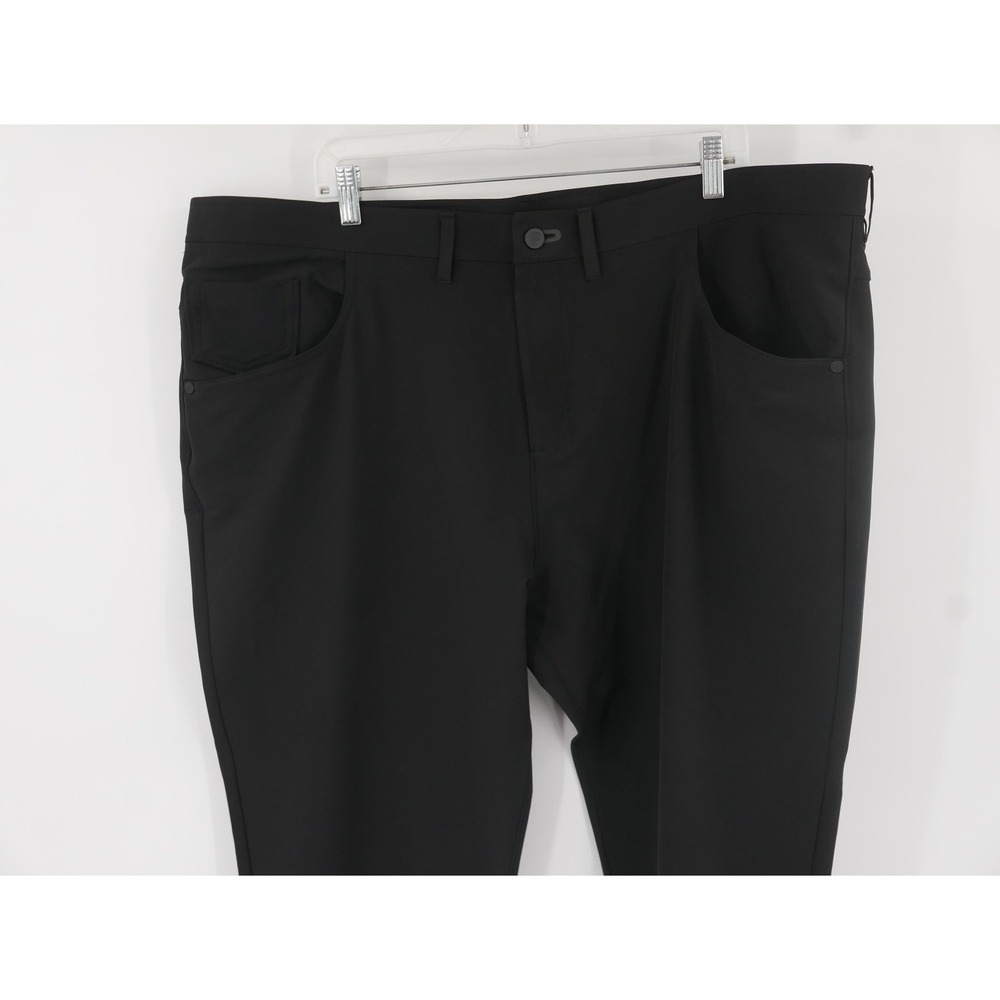 Public Rec Pants Black Performance Microfiber Stretch Chino 5-Pocket Men's 44x30